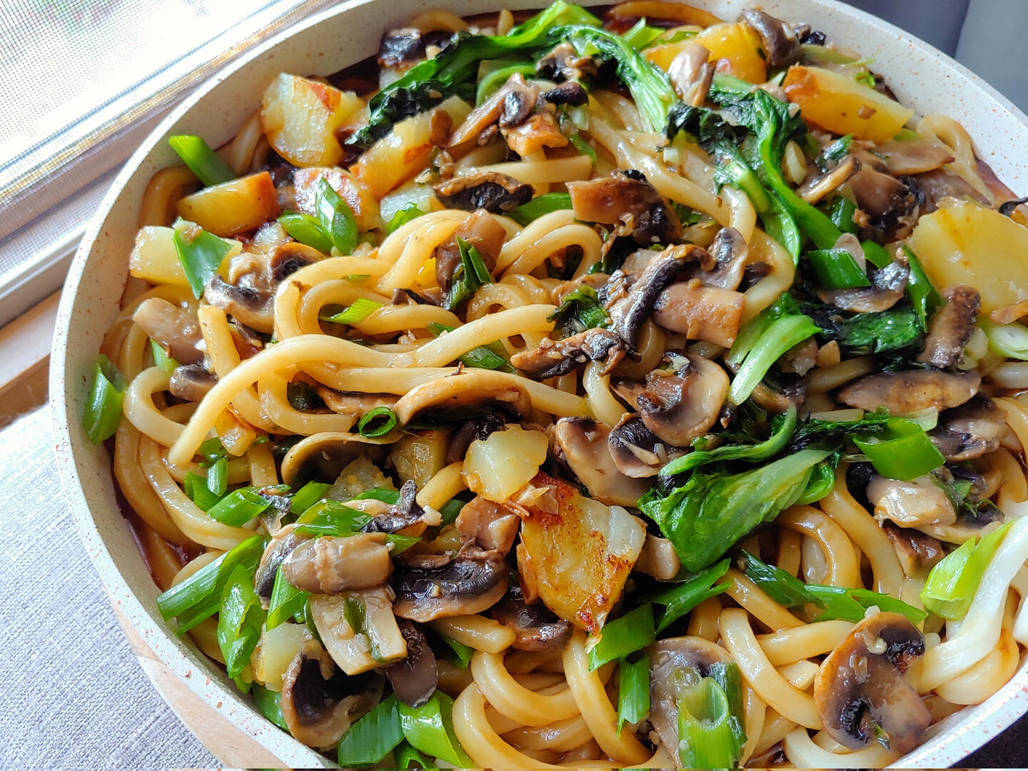 Udon stir-fry